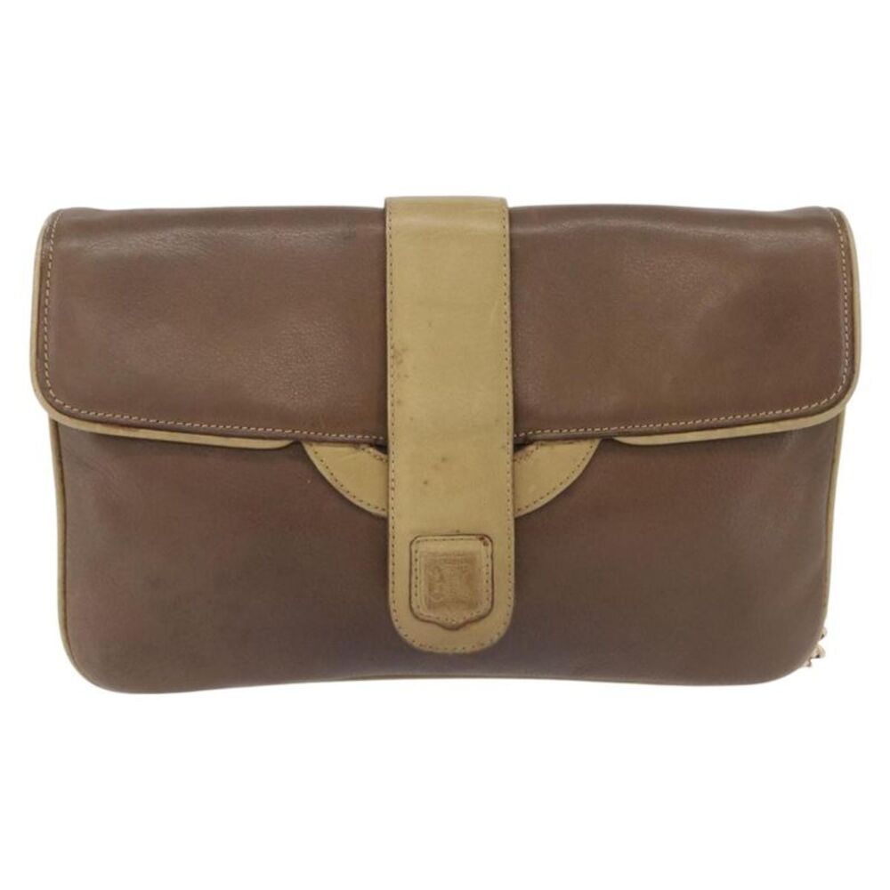 Celine Flap Shoulder Leather Brown Leather Shoulder Bag Bag